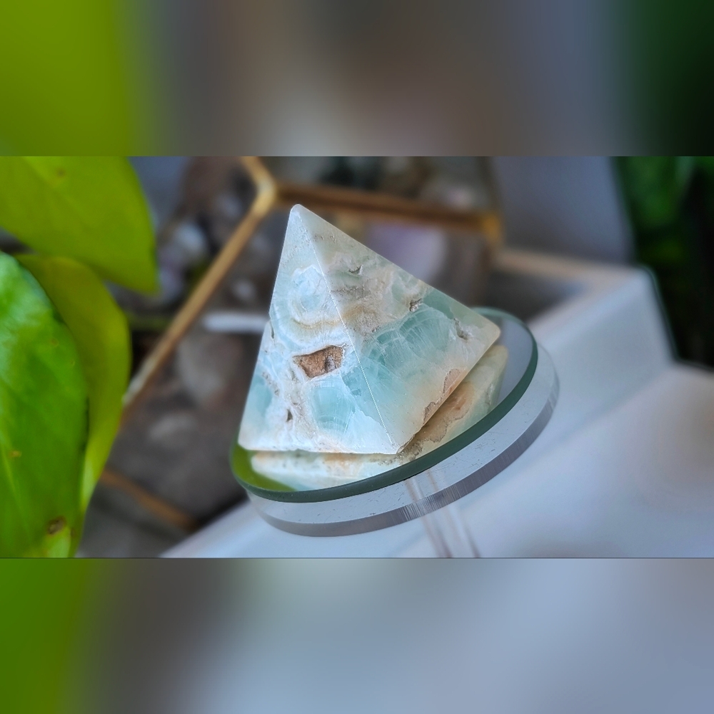 Caribbean Calcite Crystal Pyramid